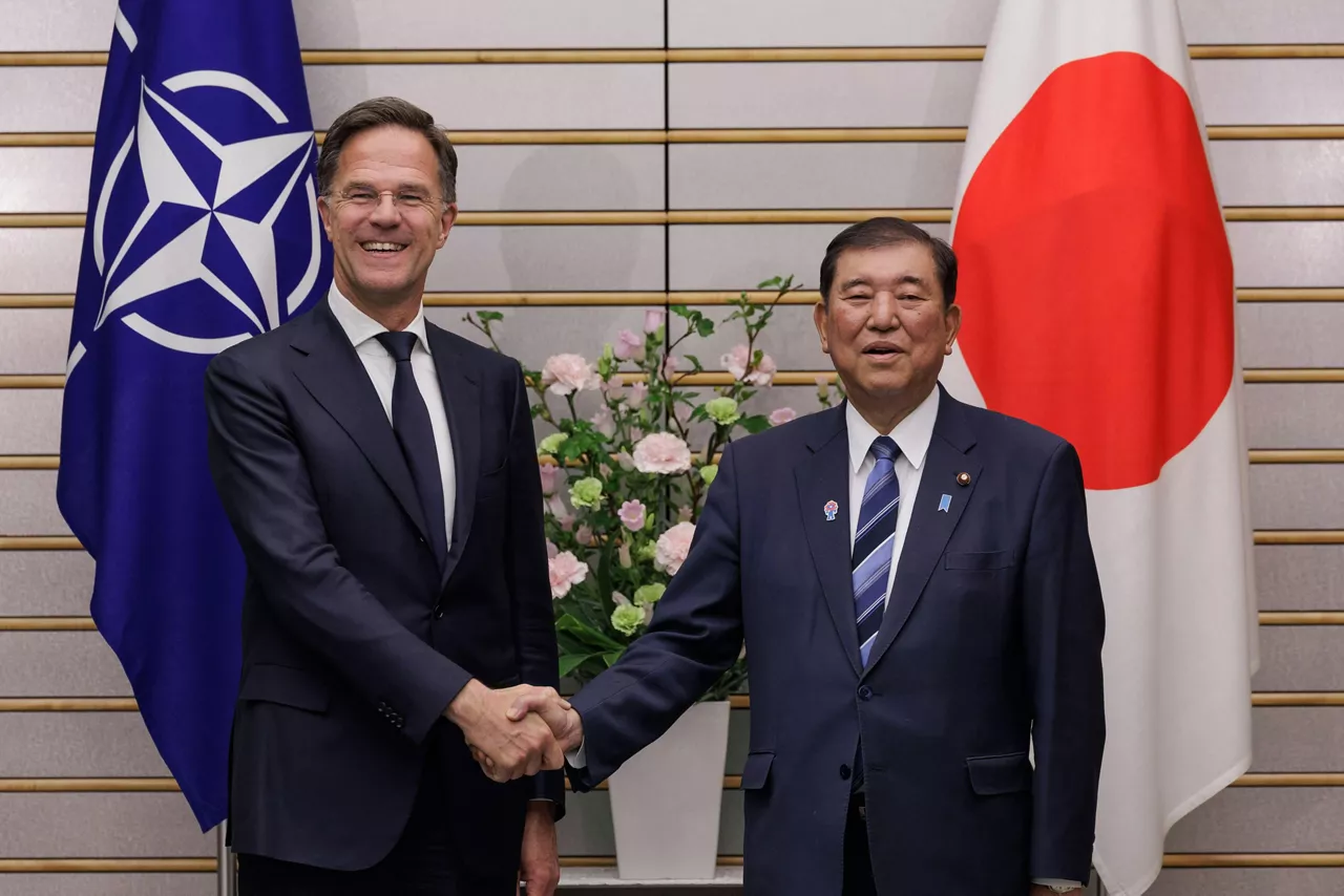 NATO Secretary General Mark Rutte meets the Prime Minister of Japan, Shigeru Ishiba