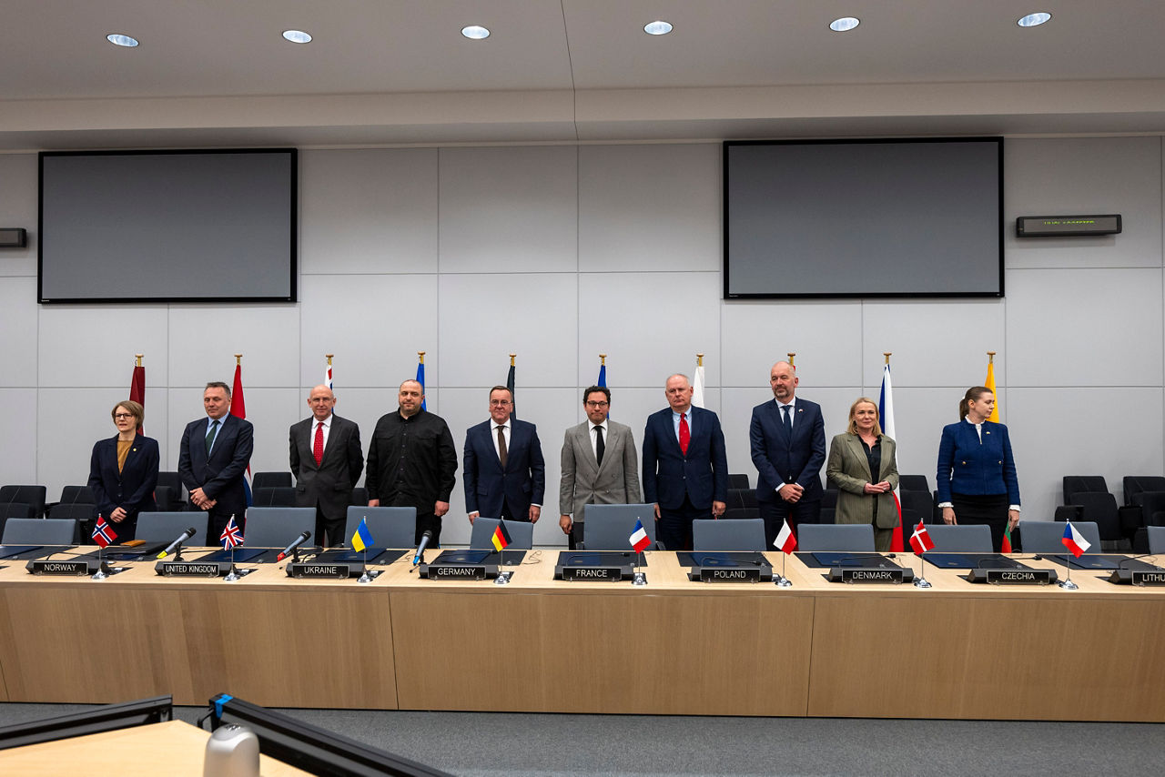 Signing Ceremony of the Letter of Intent for a Capability Coalition for Electro-magnetic Warfare with Latvia, Norway, United Kingdom, Ukraine, Germany, France, Poland, Denmark, Czechia, and Lithuania