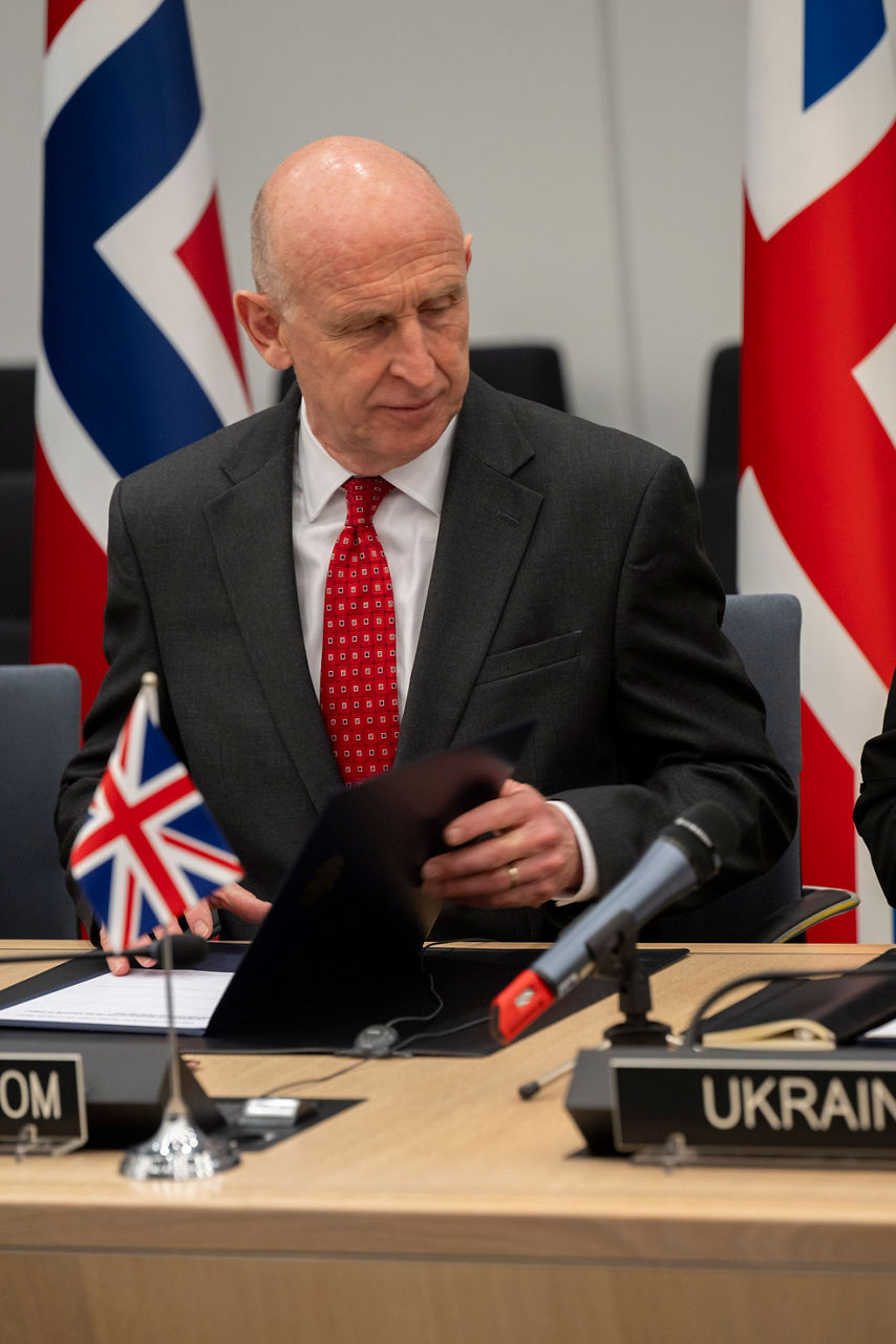 Signing Ceremony of the Letter of Intent for a Capability Coalition for Electro-magnetic Warfare with Latvia, Norway, United Kingdom, Ukraine, Germany, France, Poland, Denmark, Czechia, and Lithuania