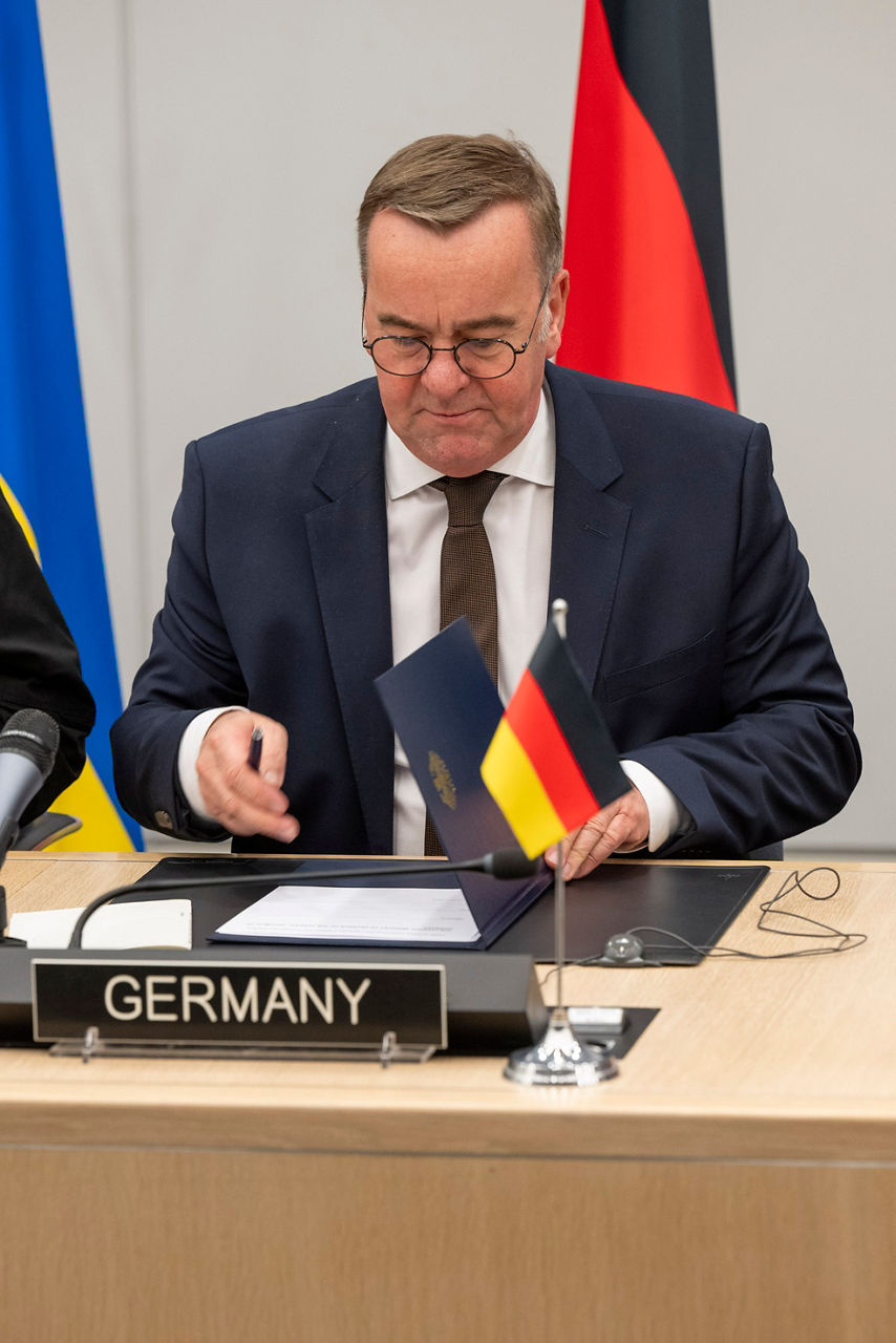 Signing Ceremony of the Letter of Intent for a Capability Coalition for Electro-magnetic Warfare with Latvia, Norway, United Kingdom, Ukraine, Germany, France, Poland, Denmark, Czechia, and Lithuania