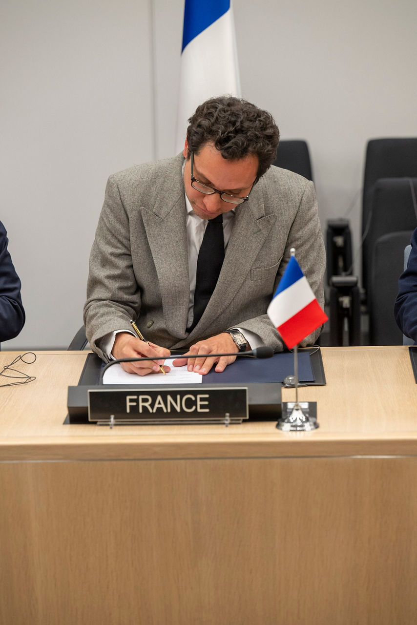 Signing Ceremony of the Letter of Intent for a Capability Coalition for Electro-magnetic Warfare with Latvia, Norway, United Kingdom, Ukraine, Germany, France, Poland, Denmark, Czechia, and Lithuania