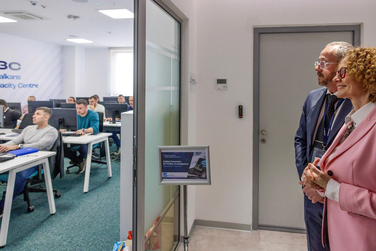 NATO Deputy Secretary General Radmila Shekerinska visits the Western Balkans Cyber Capacity Centre 