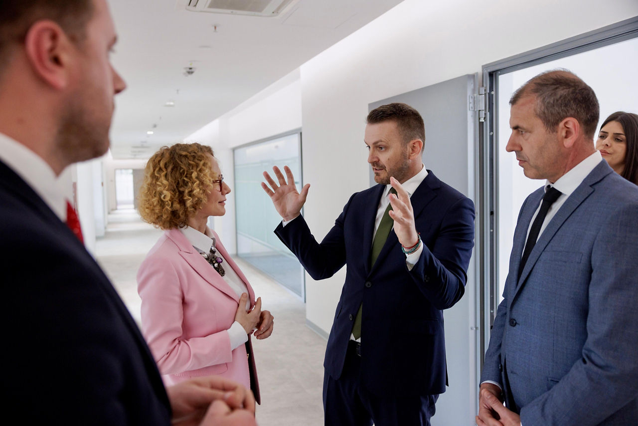 NATO Deputy Secretary General Radmila Shekerinska visits the Western Balkans Cyber Capacity Centre 