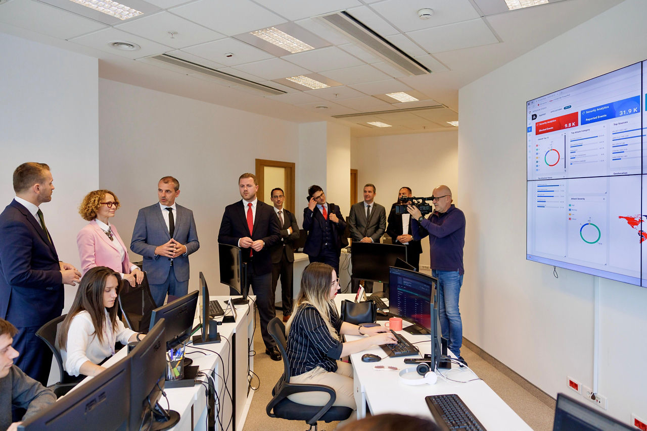 NATO Deputy Secretary General Radmila Shekerinska visits the Western Balkans Cyber Capacity Centre 