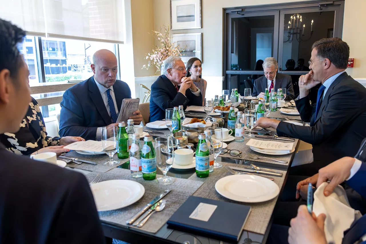 NATO Secretary General Mark Rutte meets with Keith Kellogg, US special Envoy to Ukraine