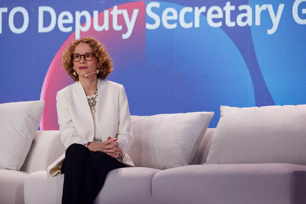 NATO Deputy Secretary General Radmila Shekerinska attends the 2025 NATO Youth Summit