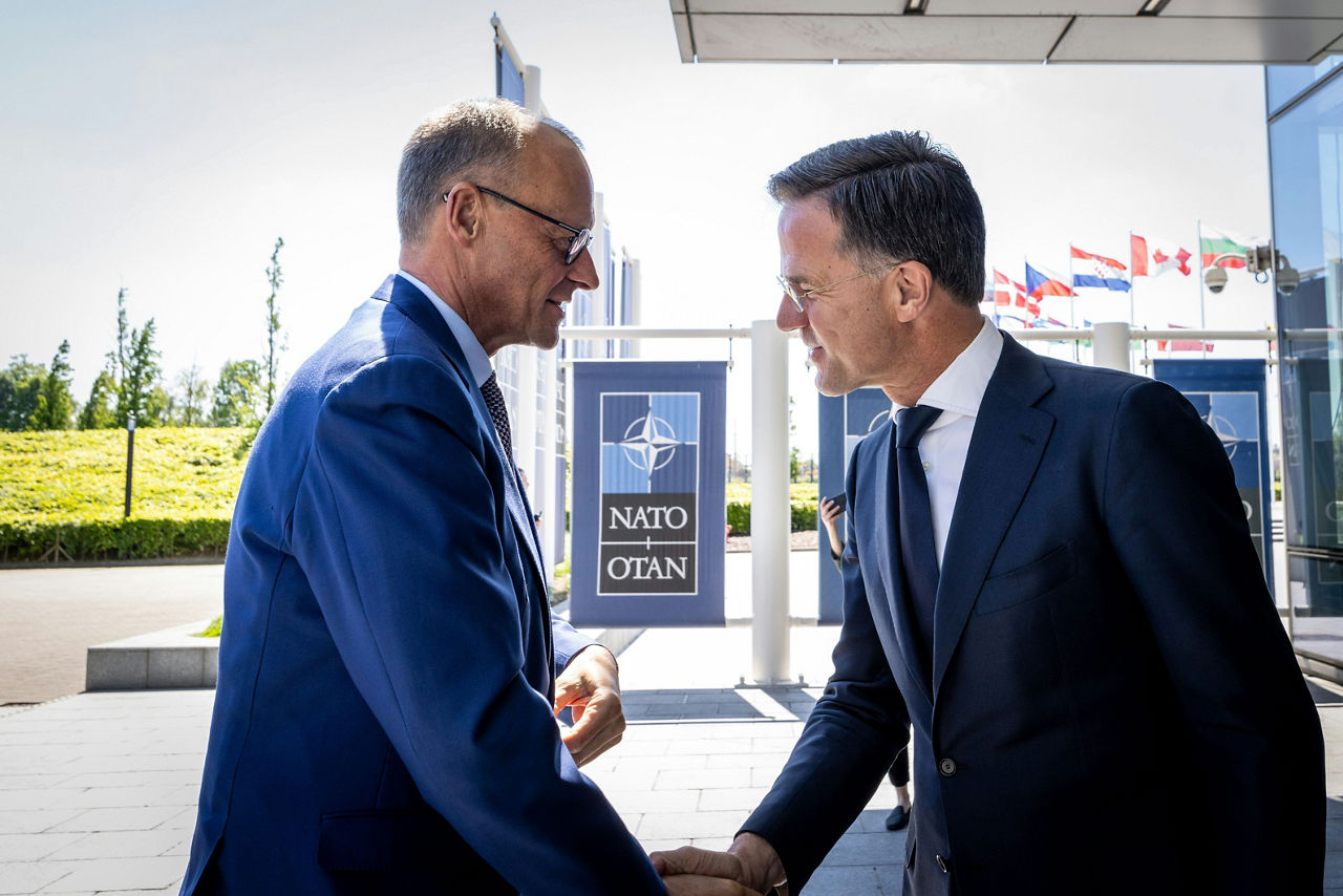 NATO Secretary General Mark Rutte meets with Friedrich Merz, Chancellor of Germany