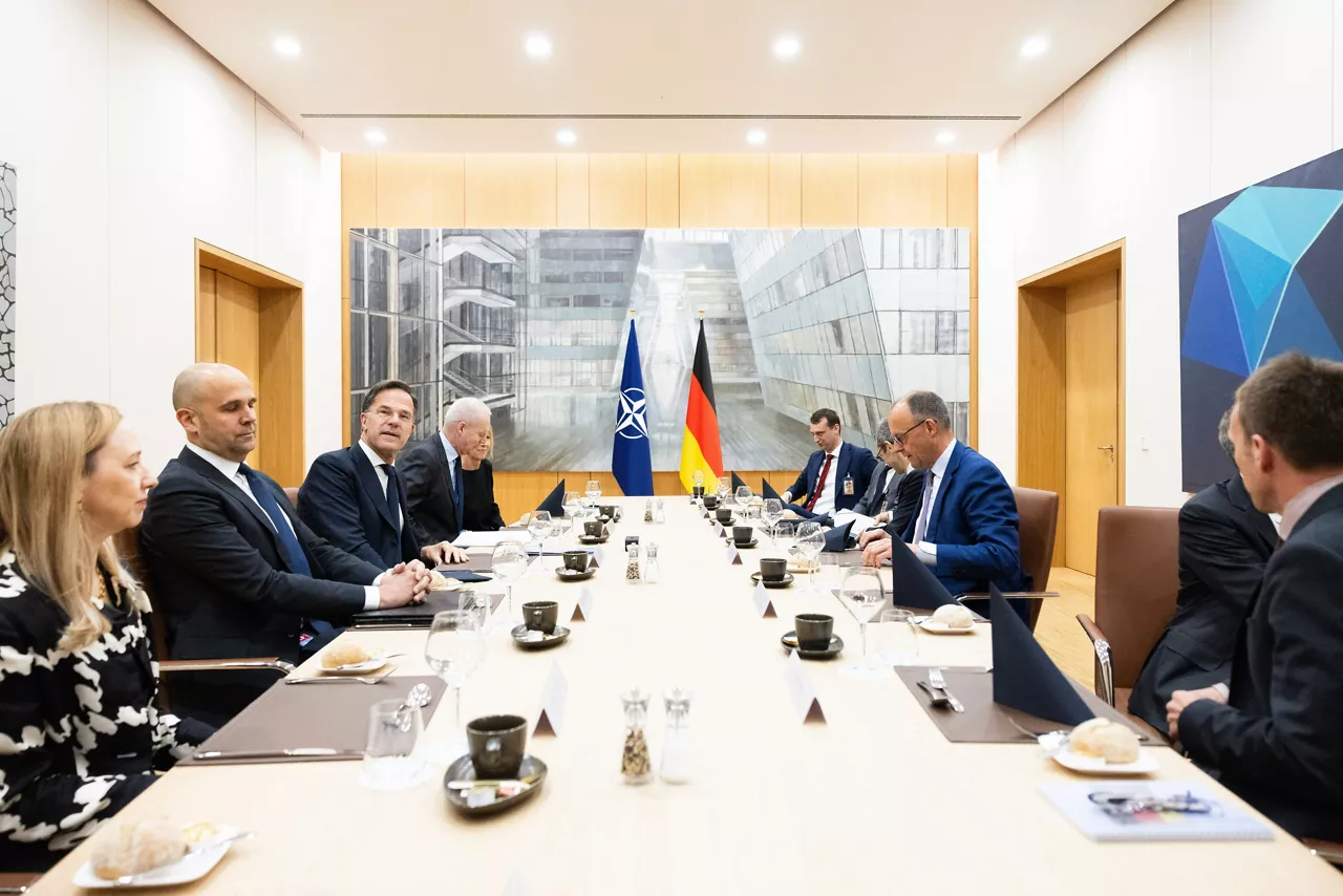 NATO Secretary General Mark Rutte meets with Friedrich Merz, Chancellor of Germany