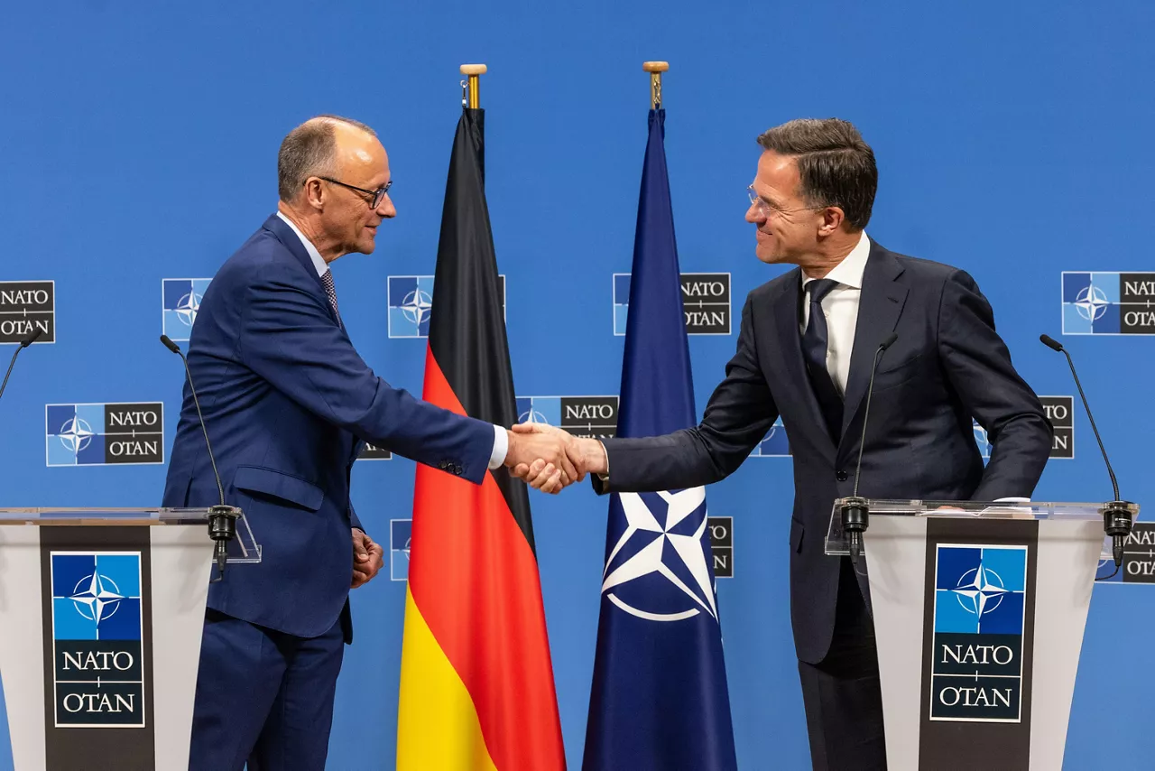 NATO Secretary General Mark Rutte meets with Friedrich Merz, Chancellor of Germany