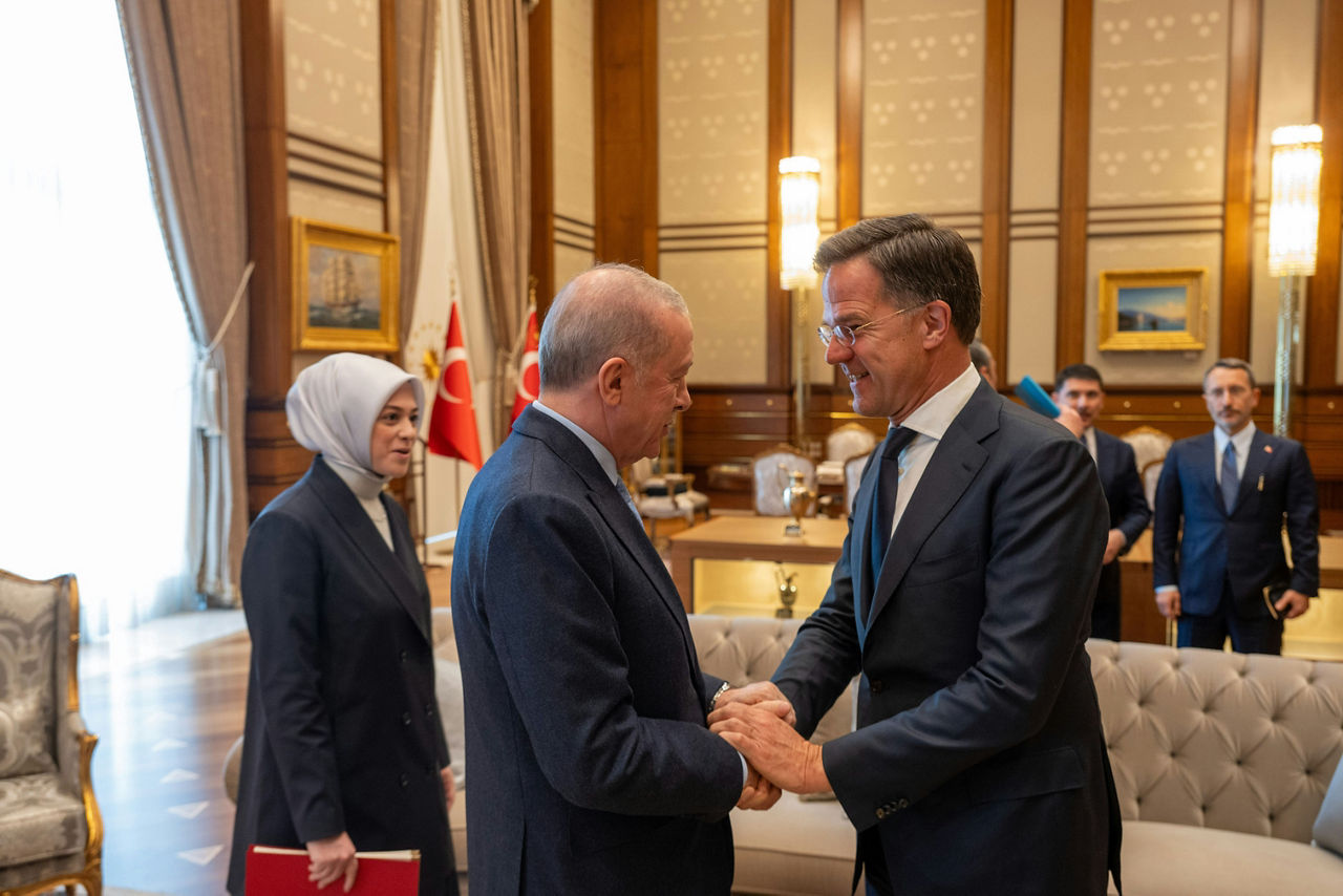 NATO Secretary General Mark Rutte meets Recep Tayyip Erdoğan, President of Türkiye