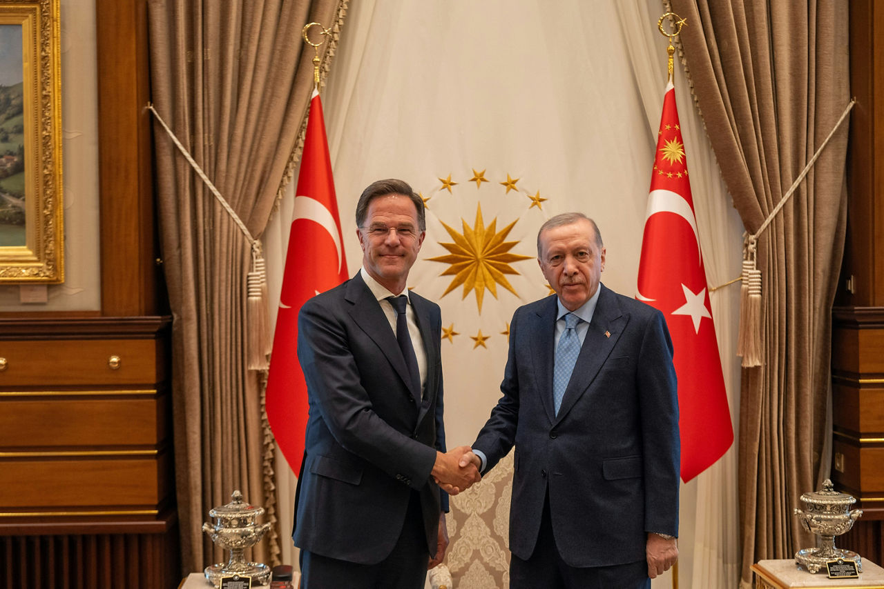 NATO Secretary General Mark Rutte meets Recep Tayyip Erdoğan, President of Türkiye