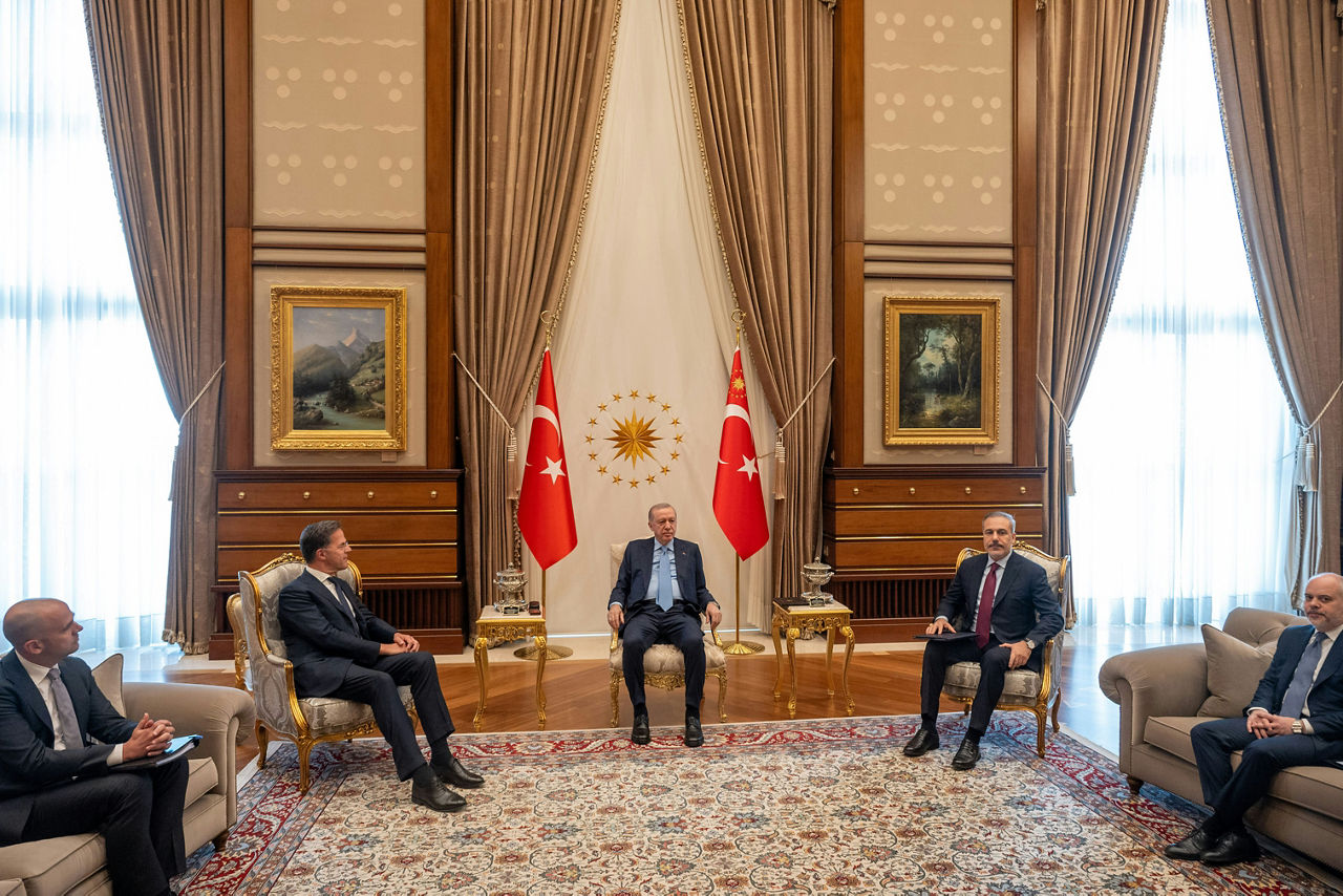 NATO Secretary General Mark Rutte meets Recep Tayyip Erdoğan, President of Türkiye