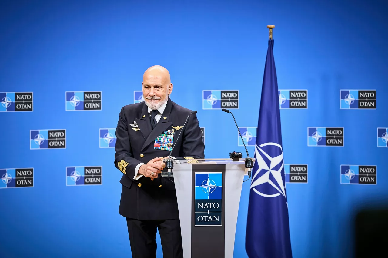 Press conference with Admiral Giuseppe Cavo Dragone, Chair of the NATO Military Committee