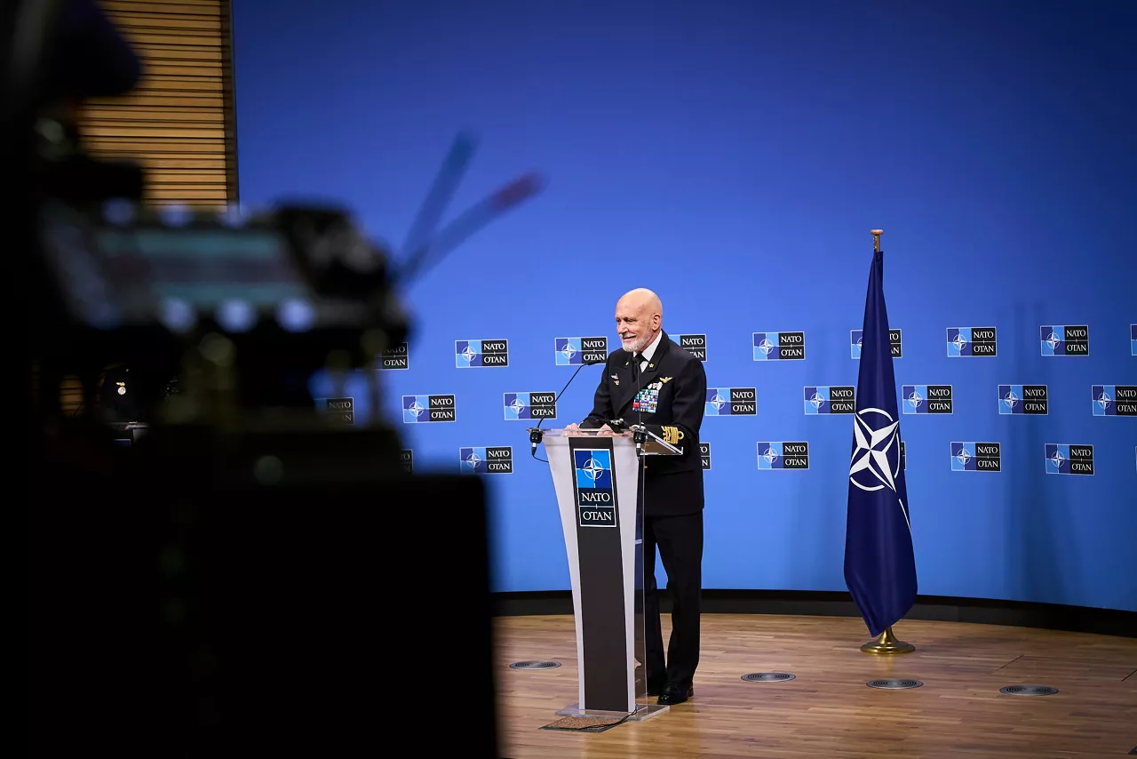 Press conference with Admiral Giuseppe Cavo Dragone, Chair of the NATO Military Committee