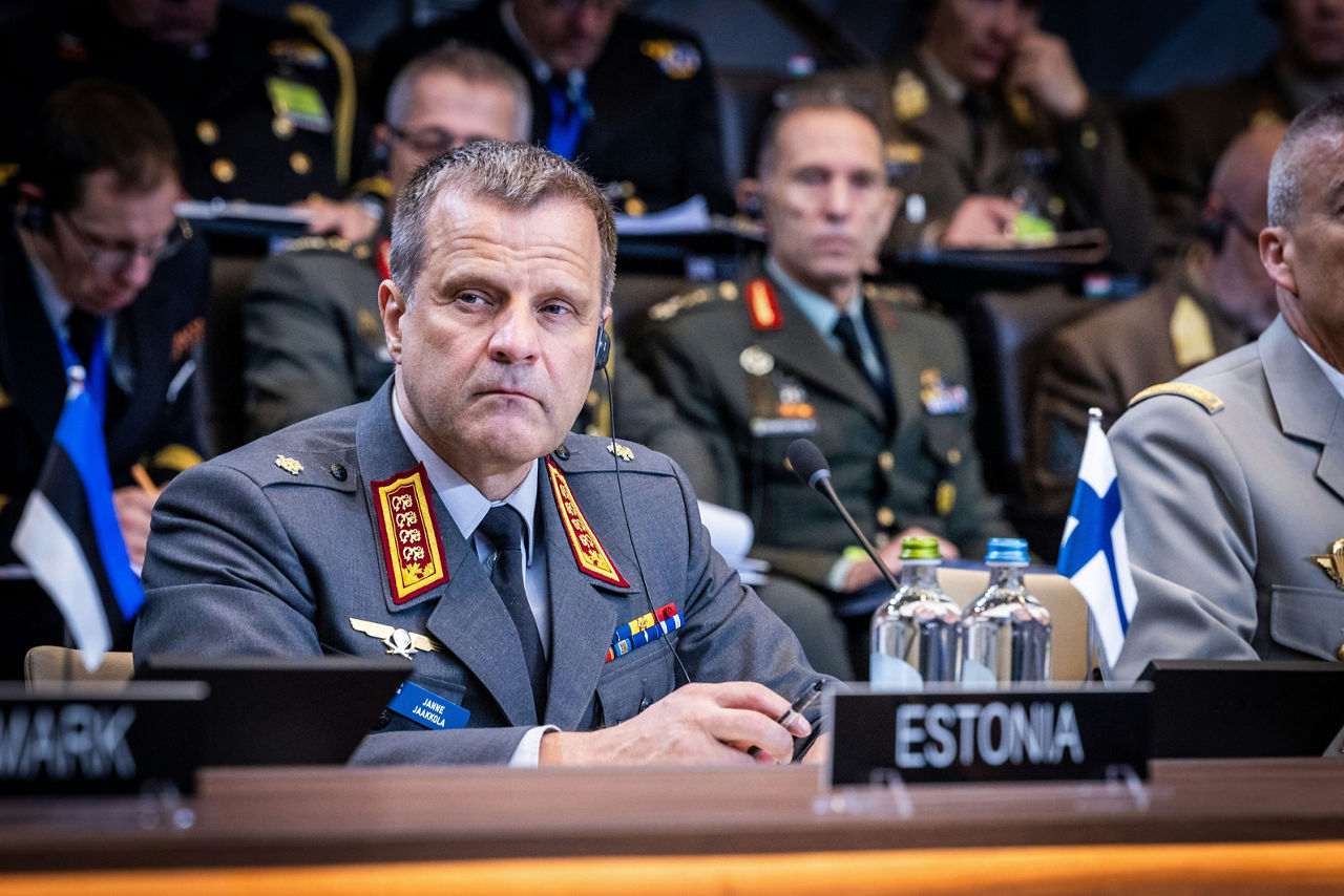 The NATO Chief of Defence of Finland, General Janne Jaakkola
