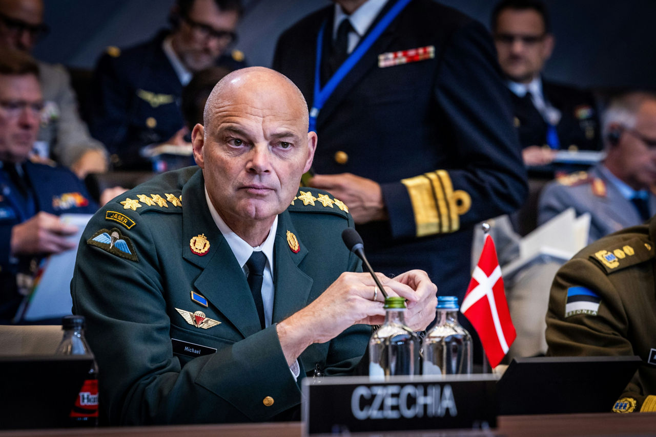 The NATO Chief of Defence of Denmark, General Michael Wiggers Hyldgaard