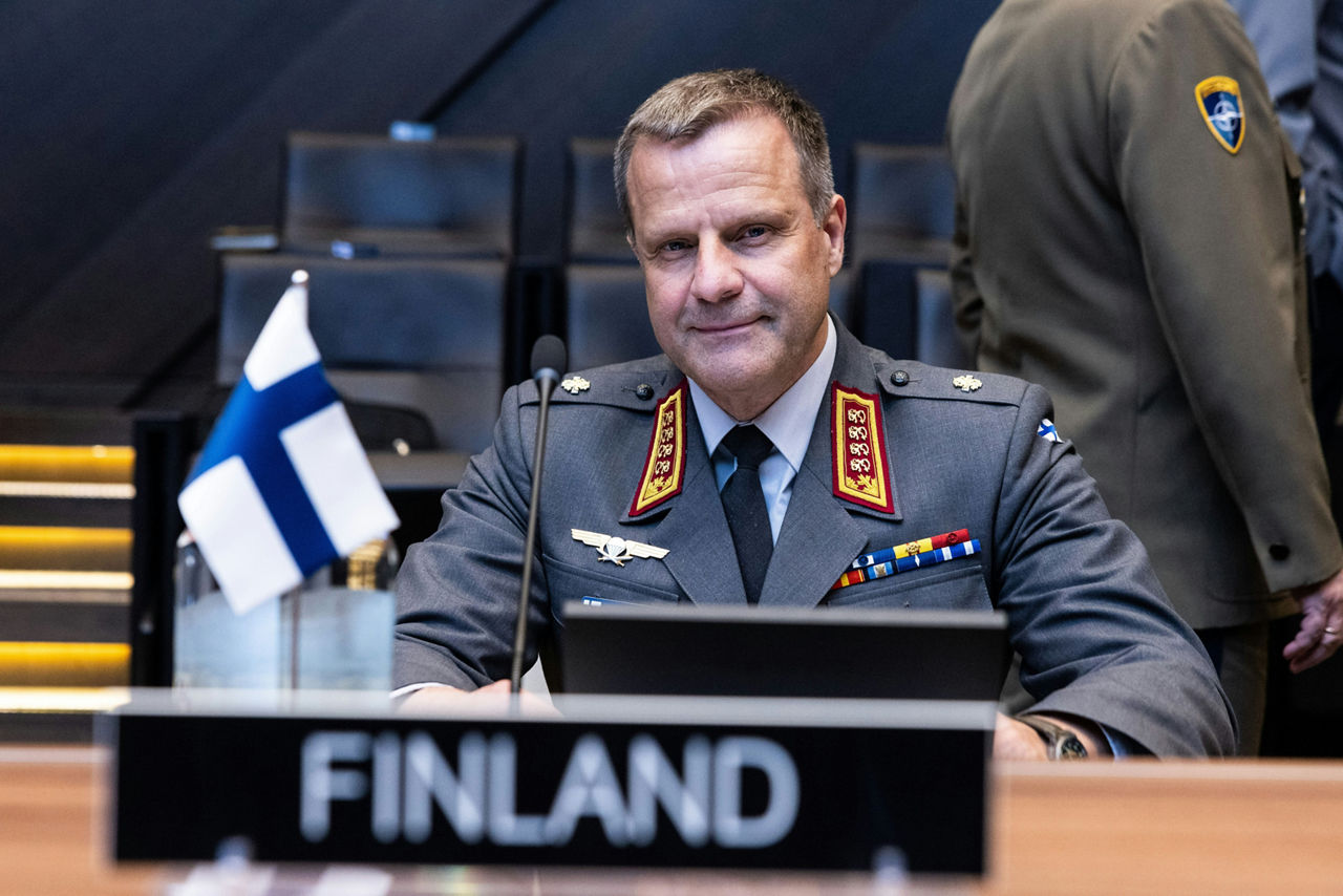 The NATO Chief of Defence of Finland, General Janne Jaakkola