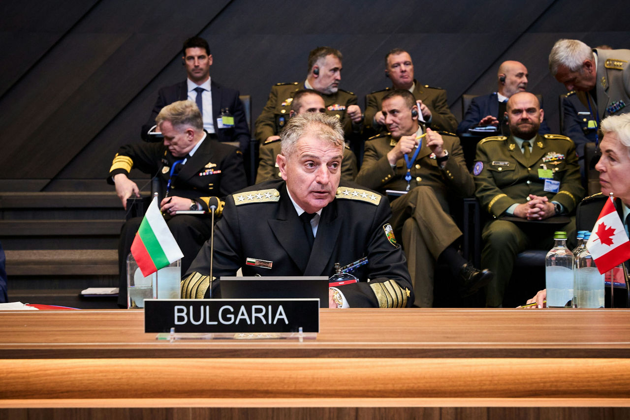 The NATO Chief of Defence of Bulgaria, Admiral Emil Eftimov
