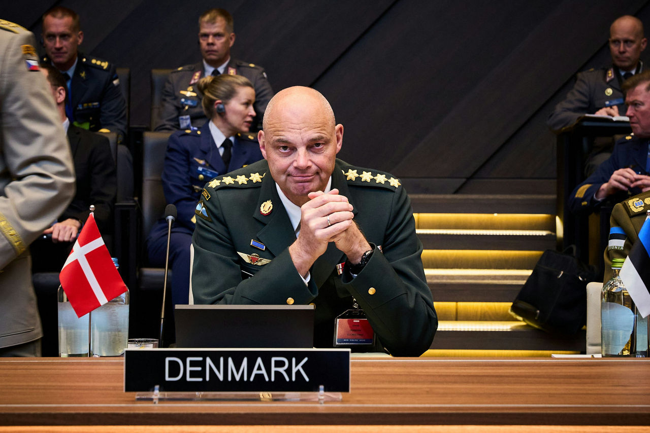 The NATO Chief of Defence of Denmark, General Michael Wiggers Hyldgaard