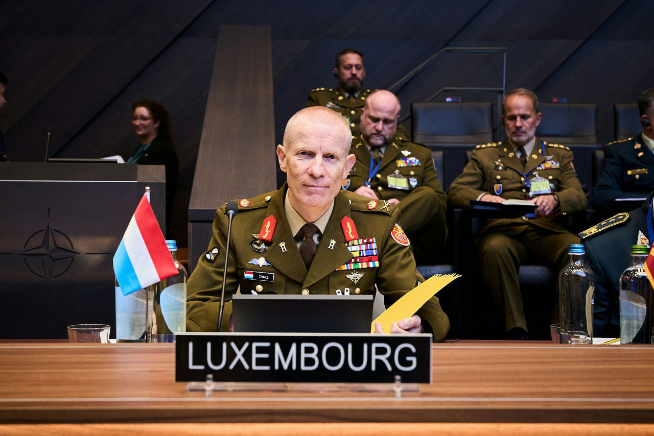 The NATO Chief of Defence of Luxembourg, General Steve Thull
