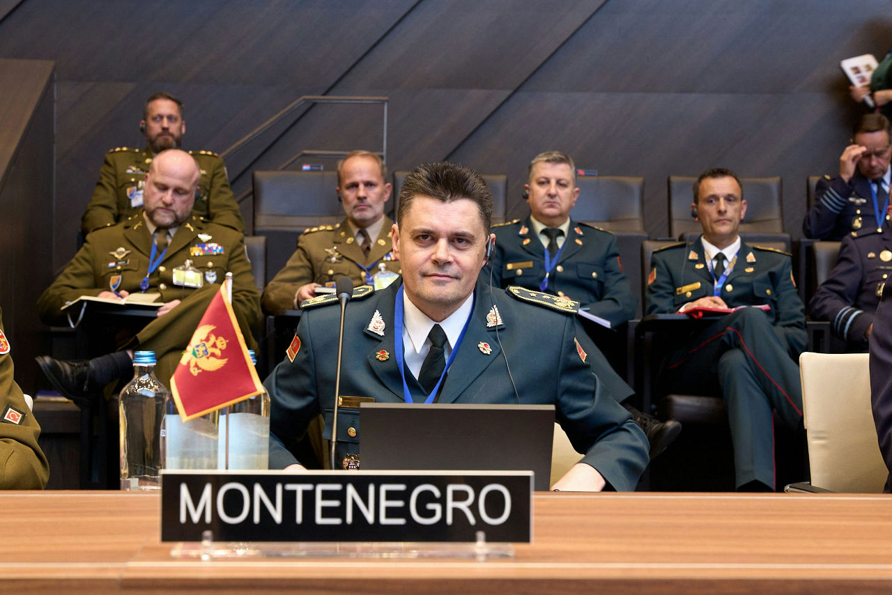 The NATO Military Representative of Montenegro, Major General Rajko Pesic