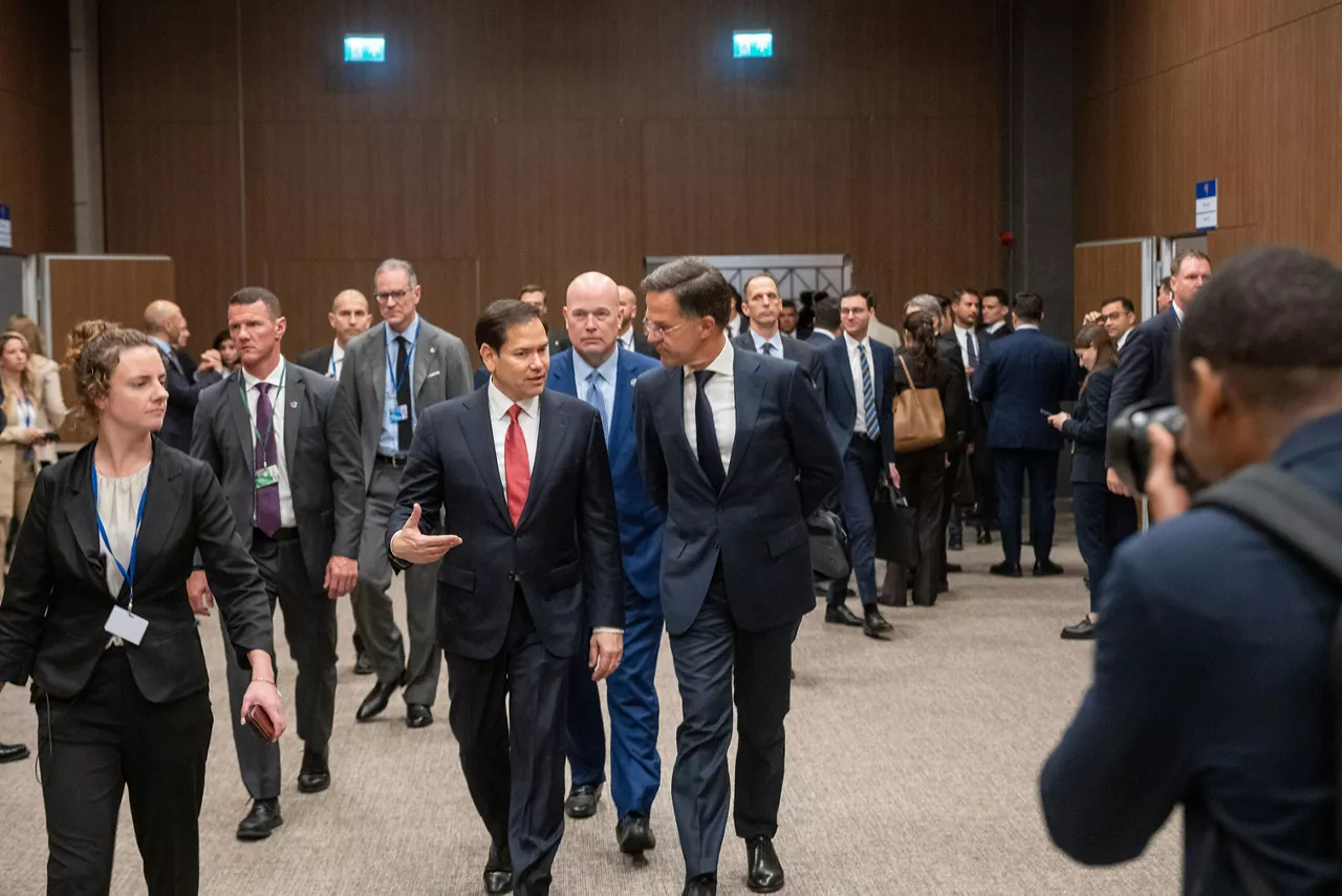 NATO Secretary General Mark Rutte meets with Marco Rubio, US Secretary of State 