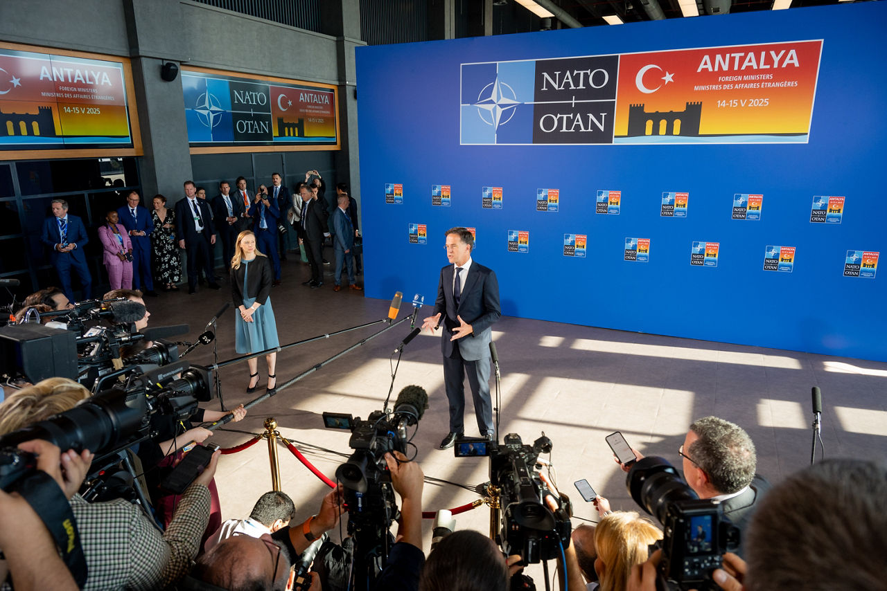 Doorstep statement by NATO Secretary General Mark Rutte ahead of the informal meeting of NATO Ministers of Foreign Affairs