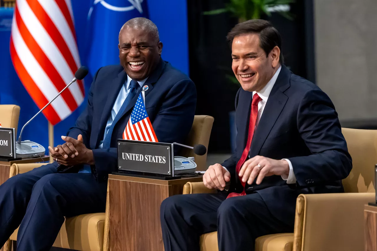 David Lammy (UK Foreign Secretary) and Marco Rubio (US Secretary of State)