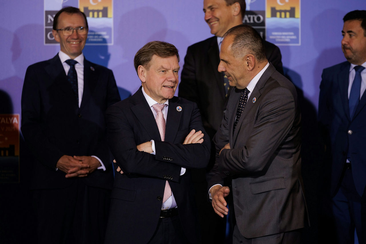 Johann Wadephul (Minister of Foreign Affairs, Germany) and Georgios Gerapetritis (Minister of Foreign Affairs, Greece) 