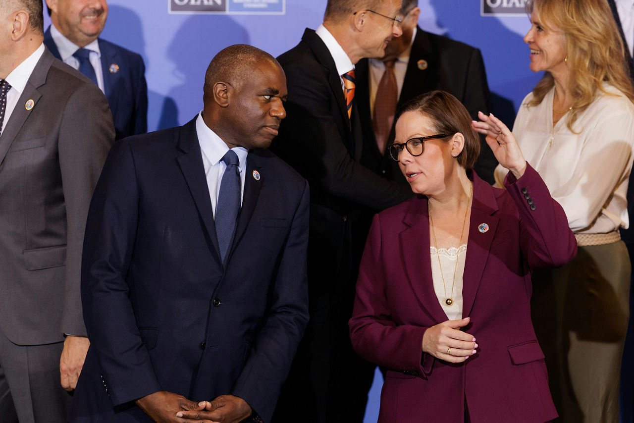 David Lammy (UK Foreign Secretary) and Maria Malmer Stenergard (Minister of Foreign Affairs, Sweden)