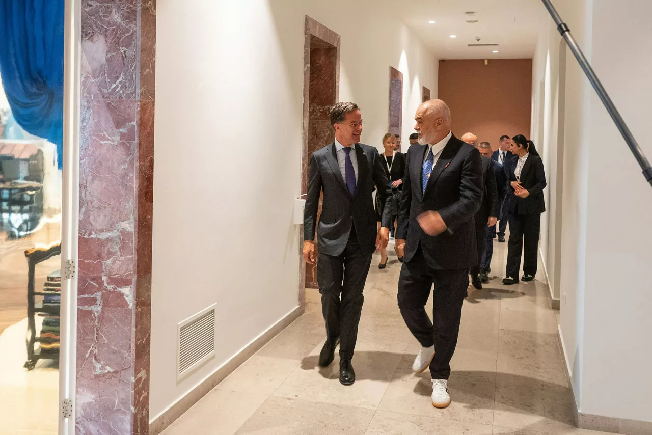 NATO Secretary General Mark Rutte meets with Edi Rama, Prime Minister of Albania