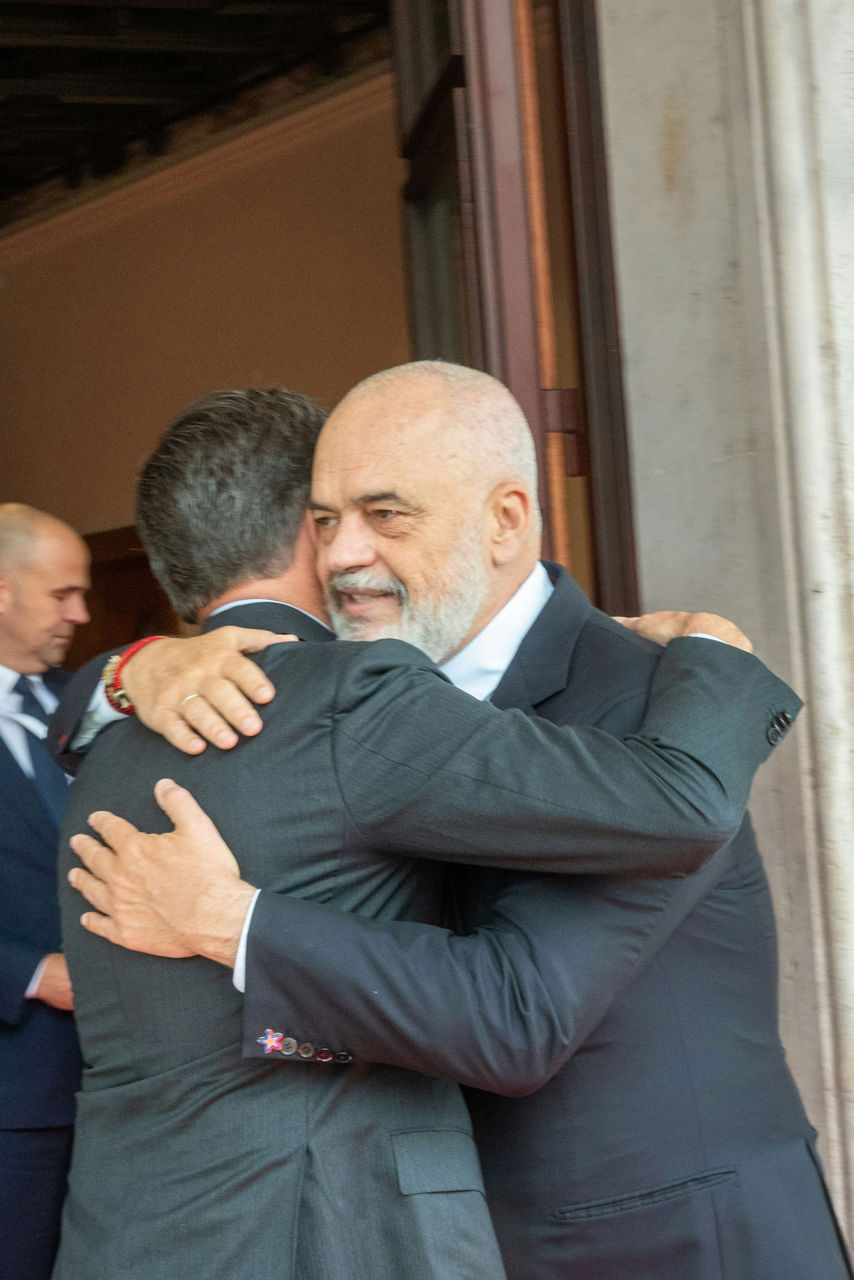 NATO Secretary General Mark Rutte meets with Edi Rama, Prime Minister of Albania