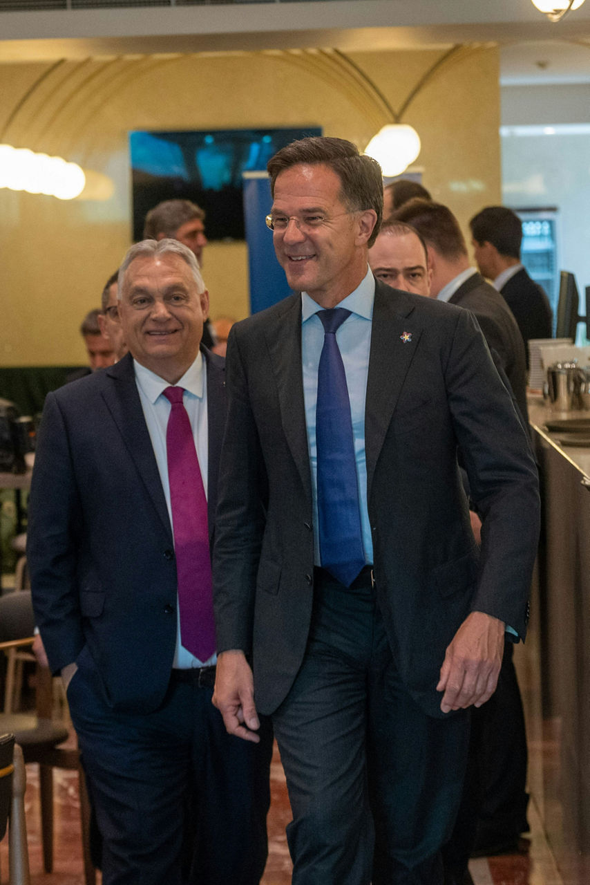 NATO Secretary General Mark Rutte meets with Viktor Orbán, Prime Minister of Hungary