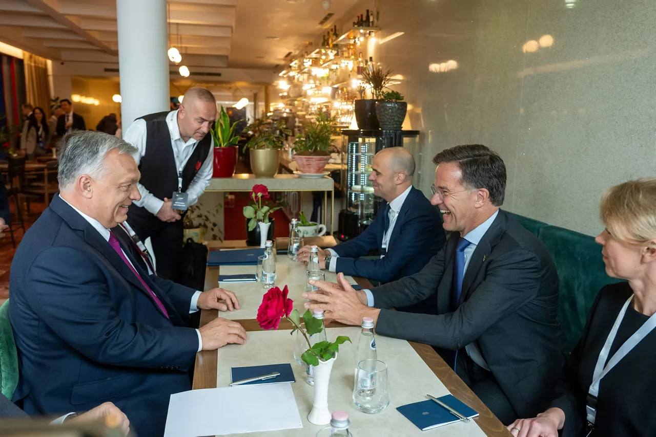 NATO Secretary General Mark Rutte meets with Viktor Orbán, Prime Minister of Hungary