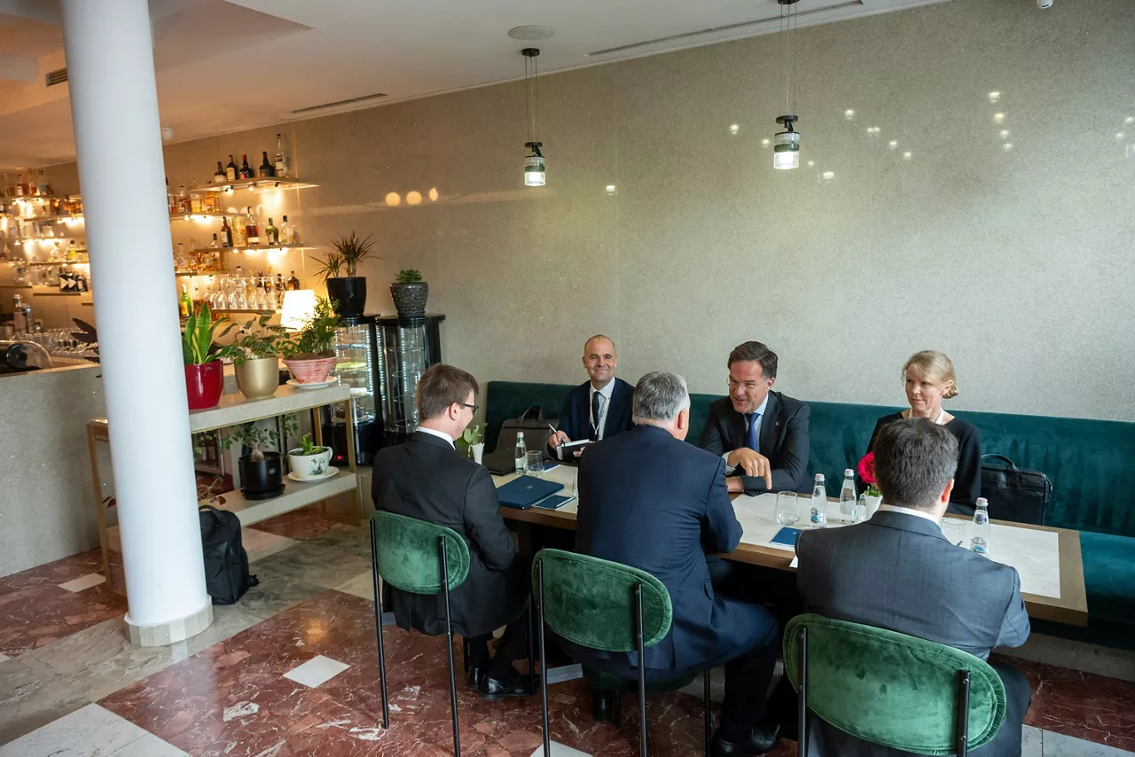 NATO Secretary General Mark Rutte meets with Viktor Orbán, Prime Minister of Hungary