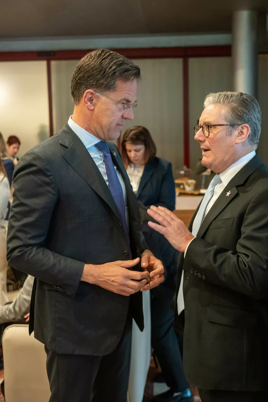 NATO Secretary General Mark Rutte and Keir Starmer, UK Prime Minister