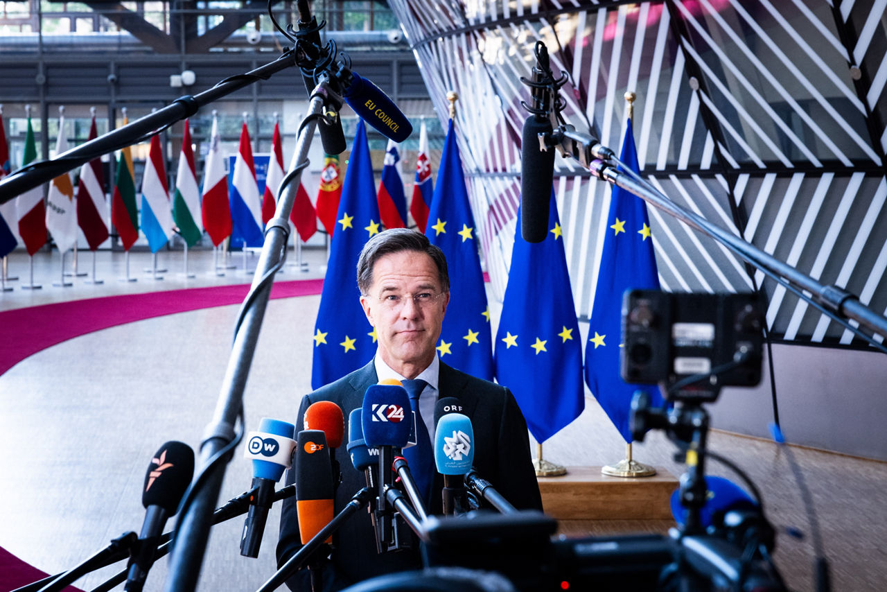 Doorstep statement by NATO Secretary General Mark Rutte ahead of the meeting of the EU Foreign Affairs Council