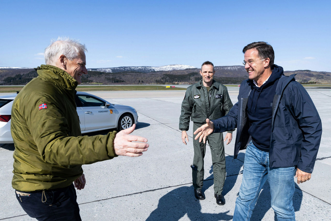 NATO Secretary General Mark Rutte arrives in Norway