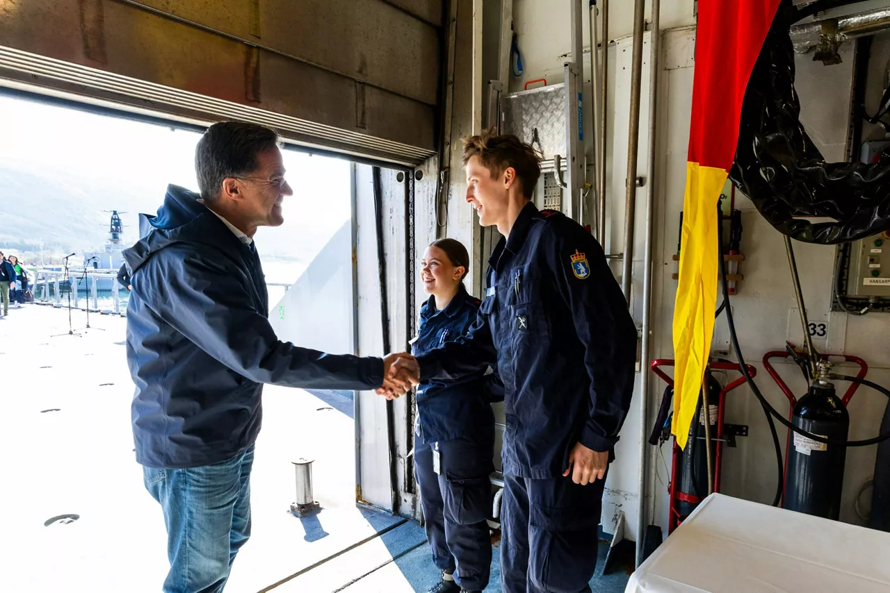 NATO Secretary General Mark Rutte arrives in Norway