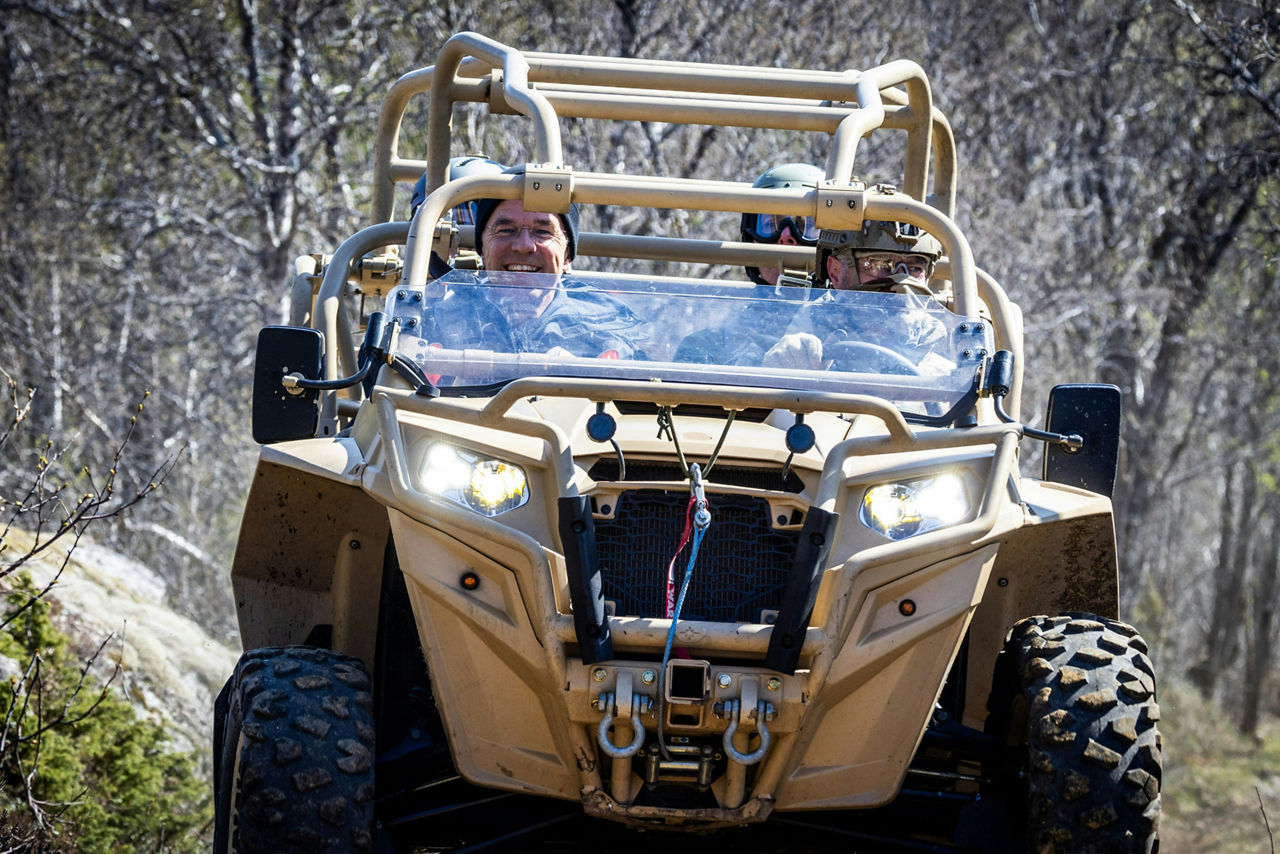 NATO Secretary General Mark Rutte joins a number of military field activities in Norway