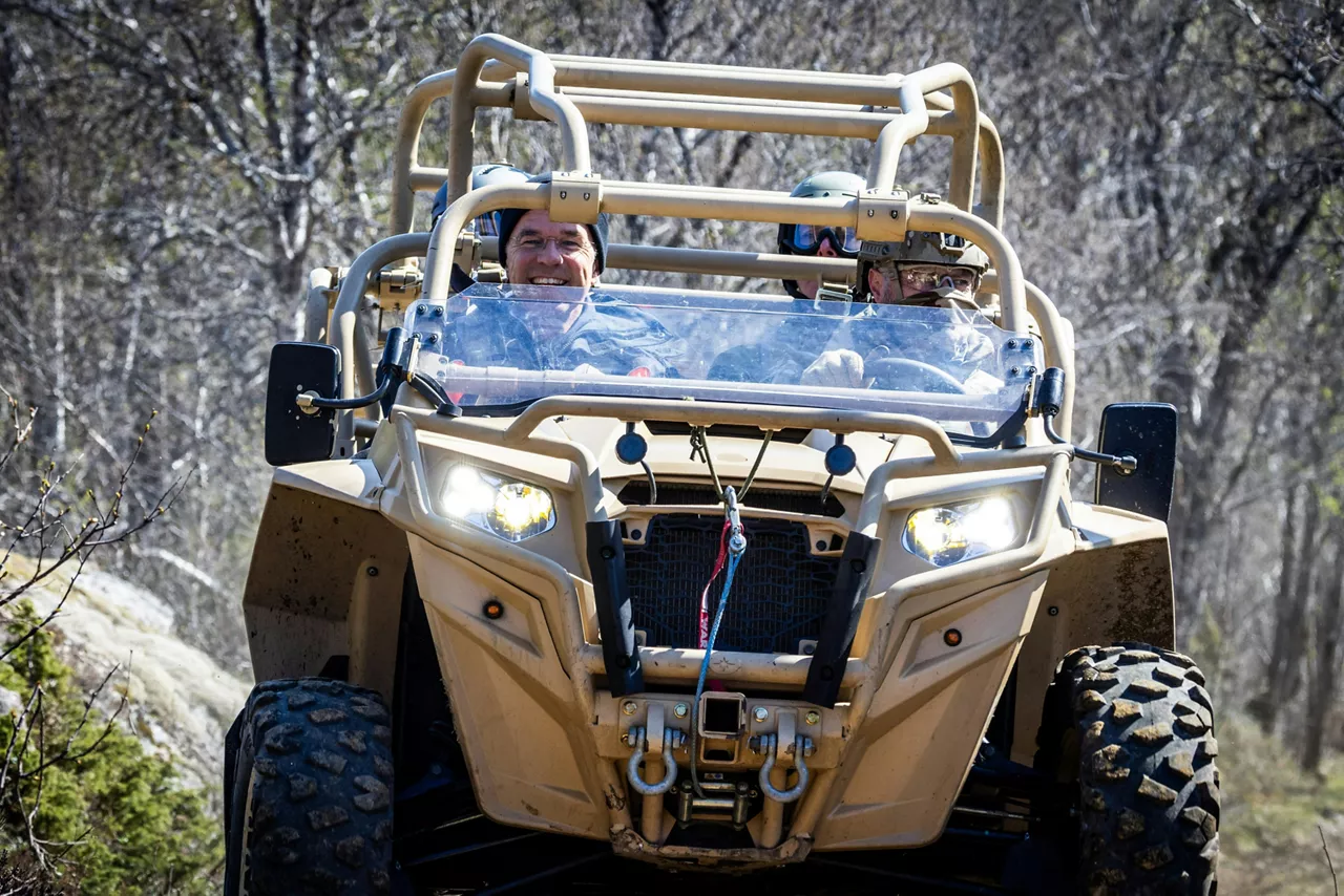 NATO Secretary General Mark Rutte joins a number of military field activities in Norway