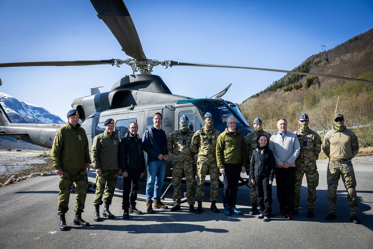 NATO Secretary General Mark Rutte joins a number of military field activities in Norway