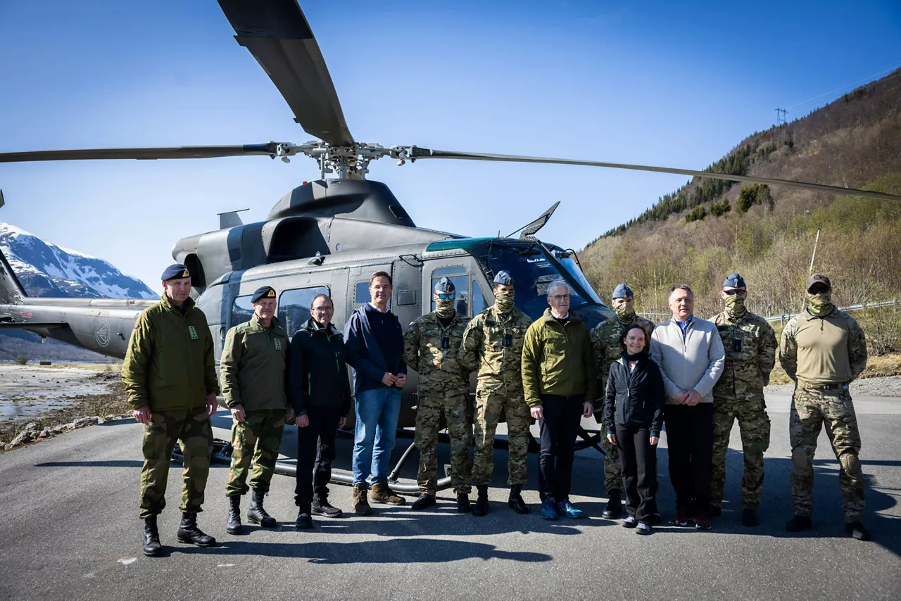 NATO Secretary General Mark Rutte joins a number of military field activities in Norway