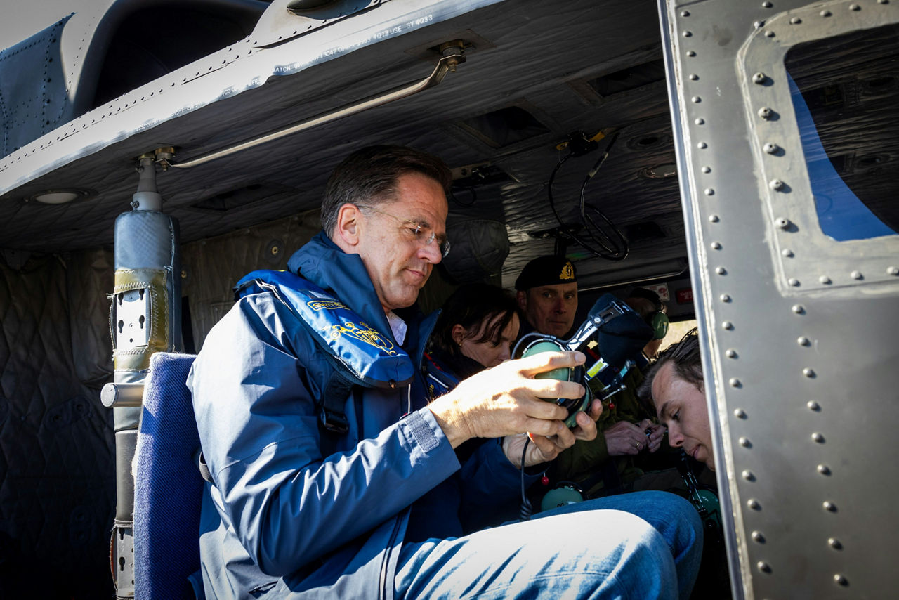 NATO Secretary General Mark Rutte joins a number of military field activities in Norway