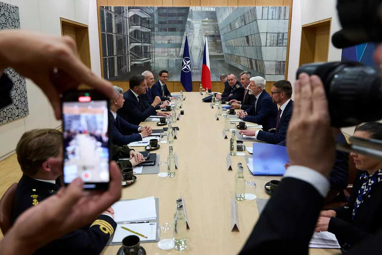NATO Secretary General Mark Rutte meets with Petr Pavel, President of Czechia