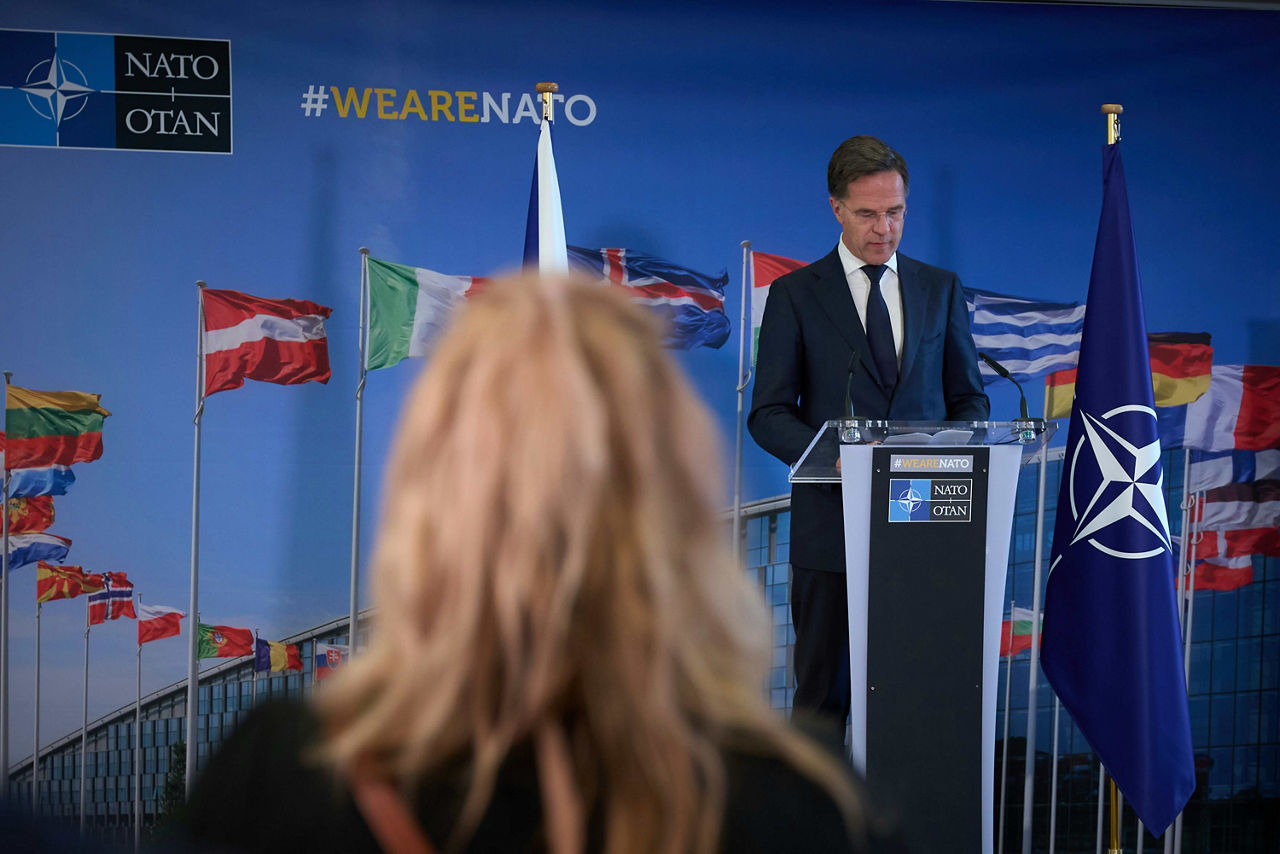 NATO Secretary General Mark Rutte meets with Petr Pavel, President of Czechia