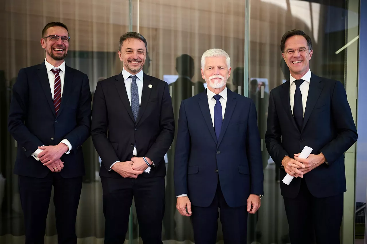 NATO Secretary General Mark Rutte meets with Petr Pavel, President of Czechia