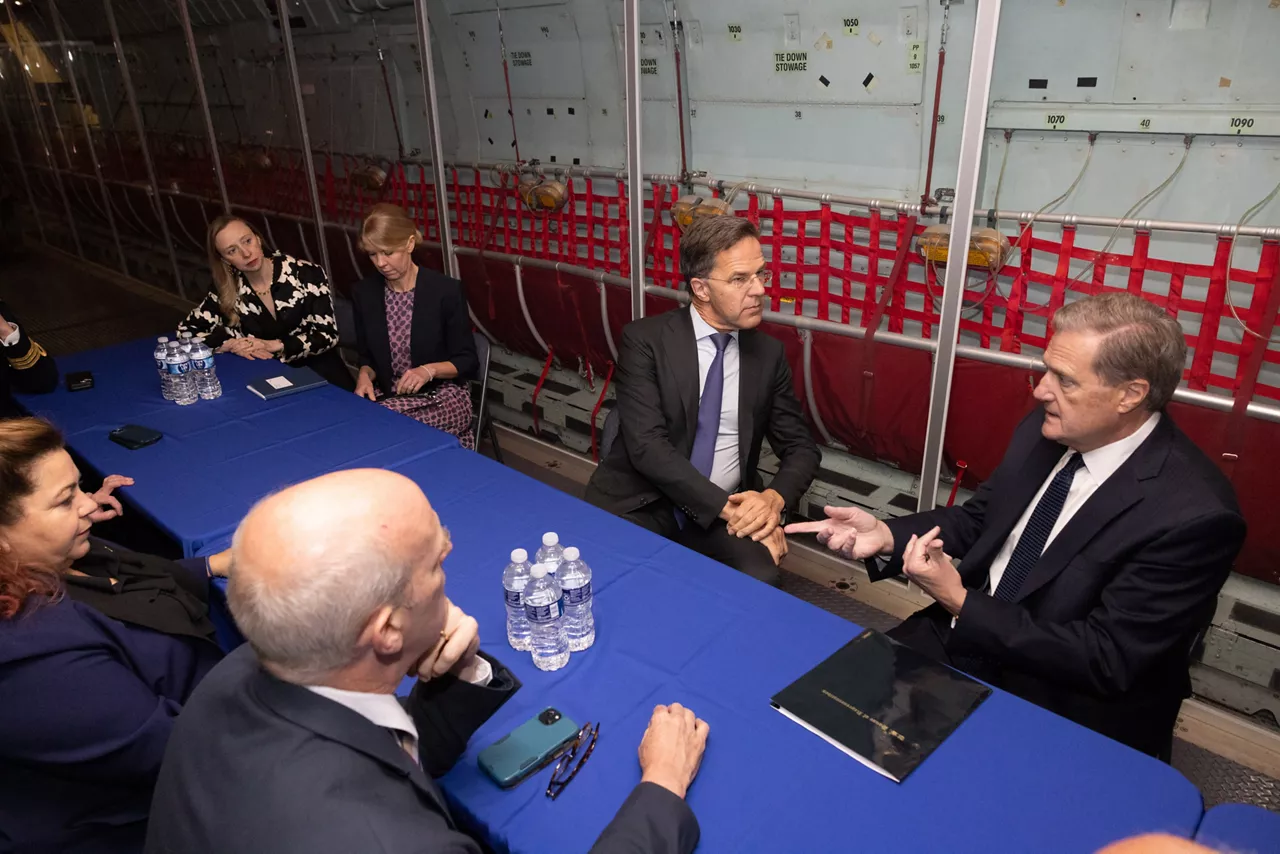 NATO Secretary General Mark Rutte meets with a US Congressional Delegation led by Representative Michael Turne