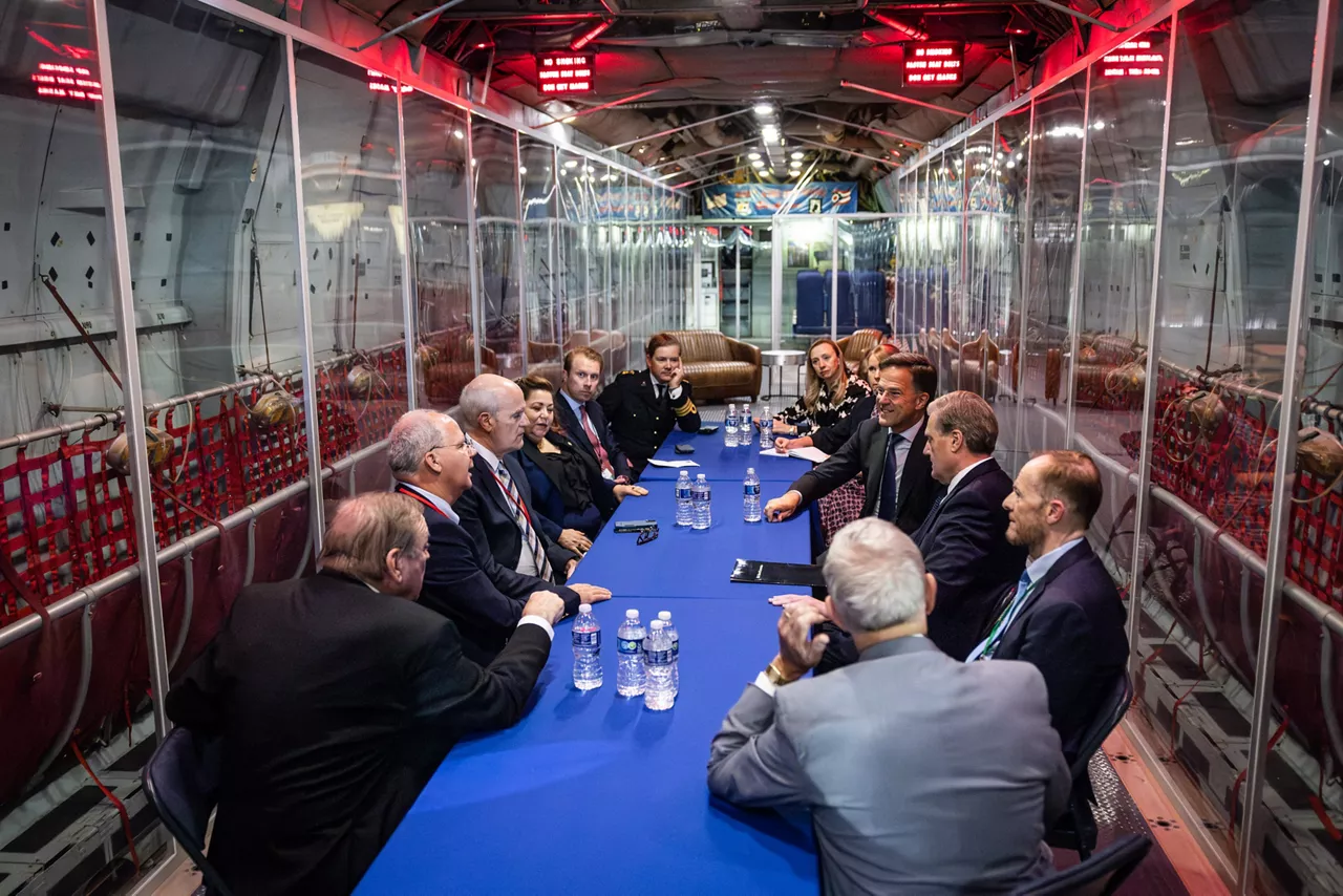 NATO Secretary General Mark Rutte meets with a US Congressional Delegation led by Representative Michael Turne