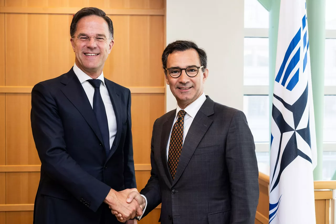 NATO Secretary General Mark Rutte meets Marcos Perestrello, NATO Parliamentary Assembly (NPA) President